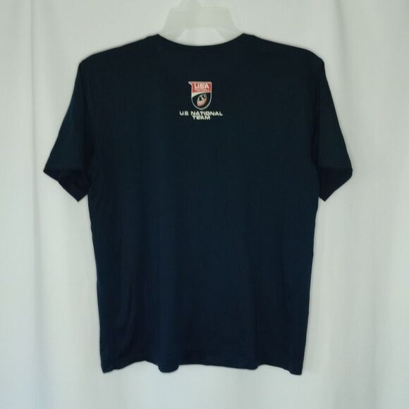 Nike Men's Dri-Fit USA Football Short Sleeve T Shirt Tee Navy Rare sz: Large - Picture 2 of 7
